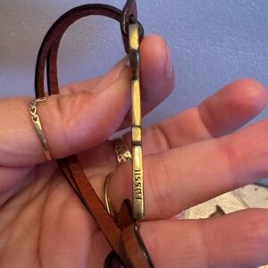 Fossil bag tagg/ keychain